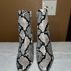 Aldo snake print boots